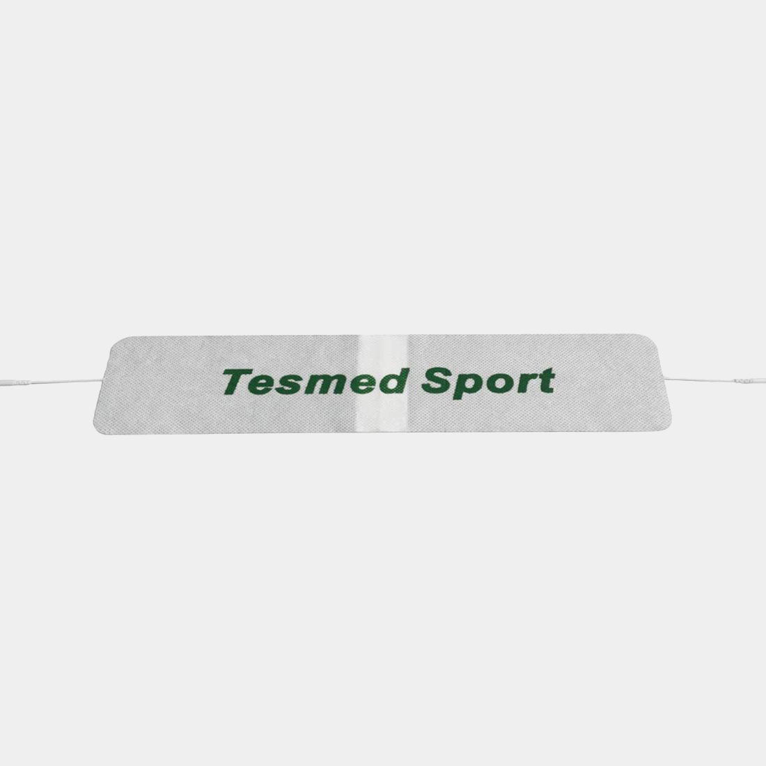 TESMED SPORT: elettrodo Gigante per Addominali, Adatta a Tutti Gli elettrostimolatori con Cavi a spinotto da 2 mm