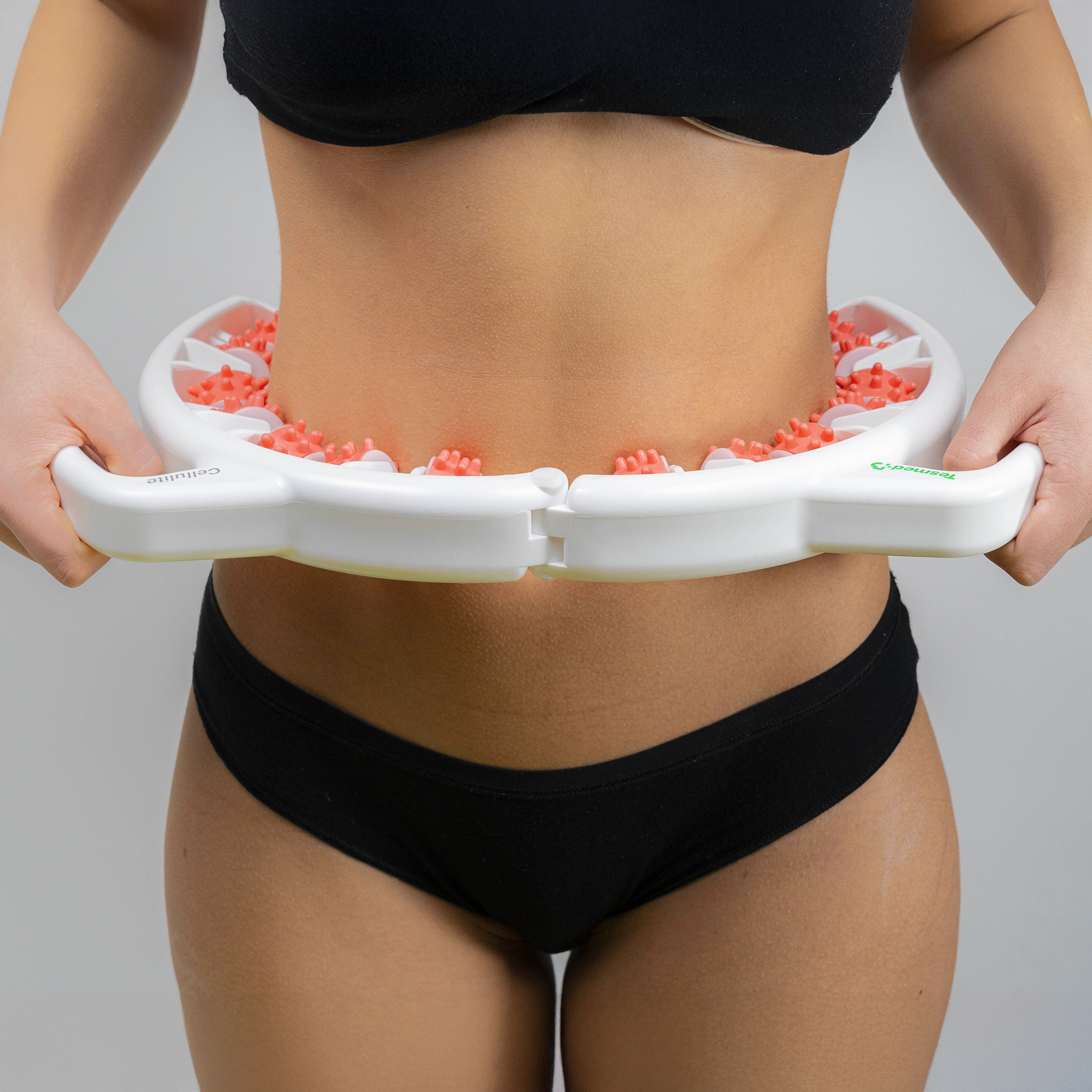 TESMED CELLULITE (Rosa) – Il Massaggiatore Anticellulite Made in Italy con Tripla Azione Brevettata su Cosce e Glutei