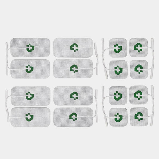 Tesmed All Body 16 Elettrodi per Elettrostimolatore (8 * 50x50 mm, 8 * 50x100 mm)